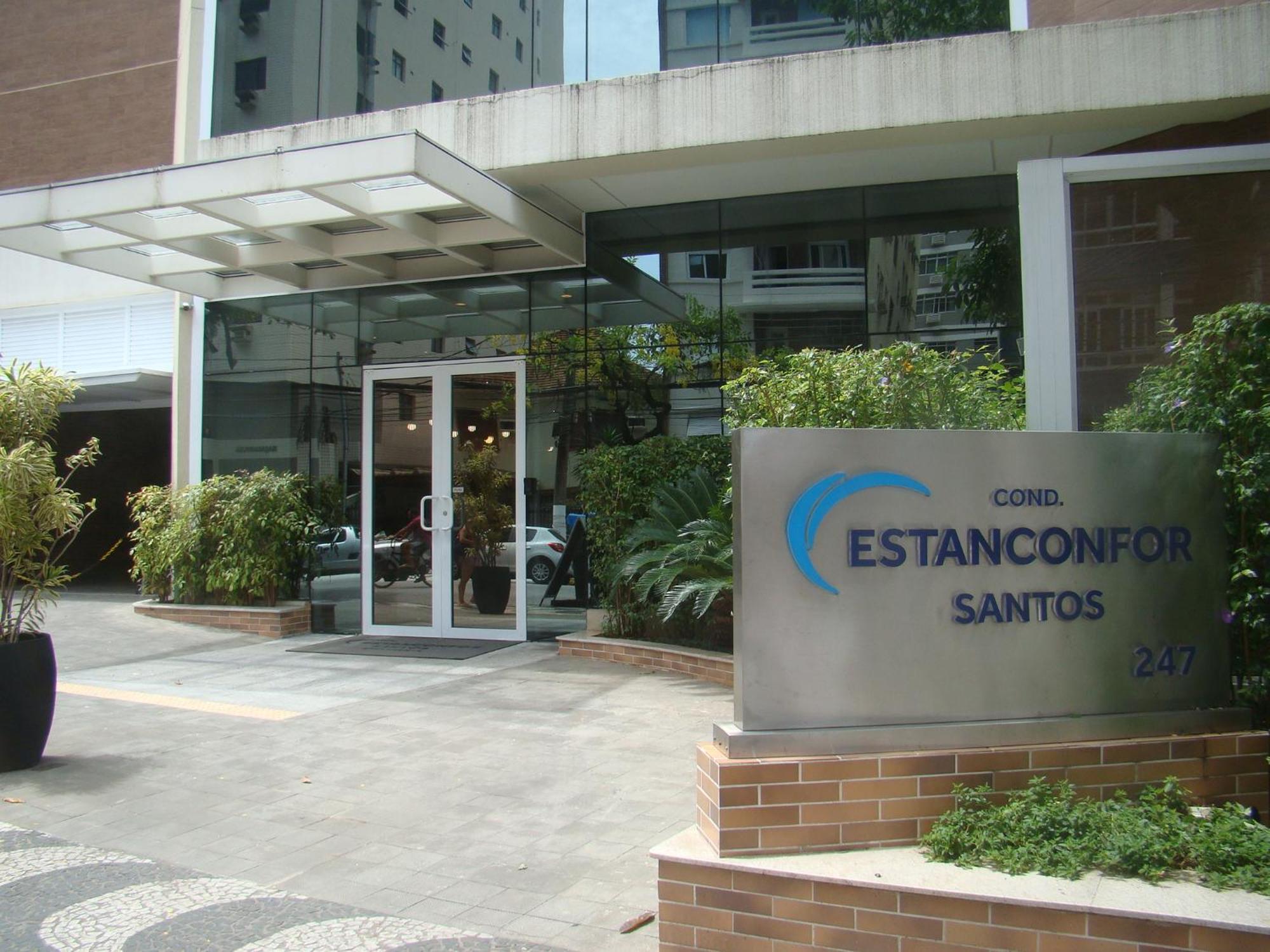 Book Santos Estanconfor 905 Charmoso Ap Executivo Quadra Praia Exteriér fotografie