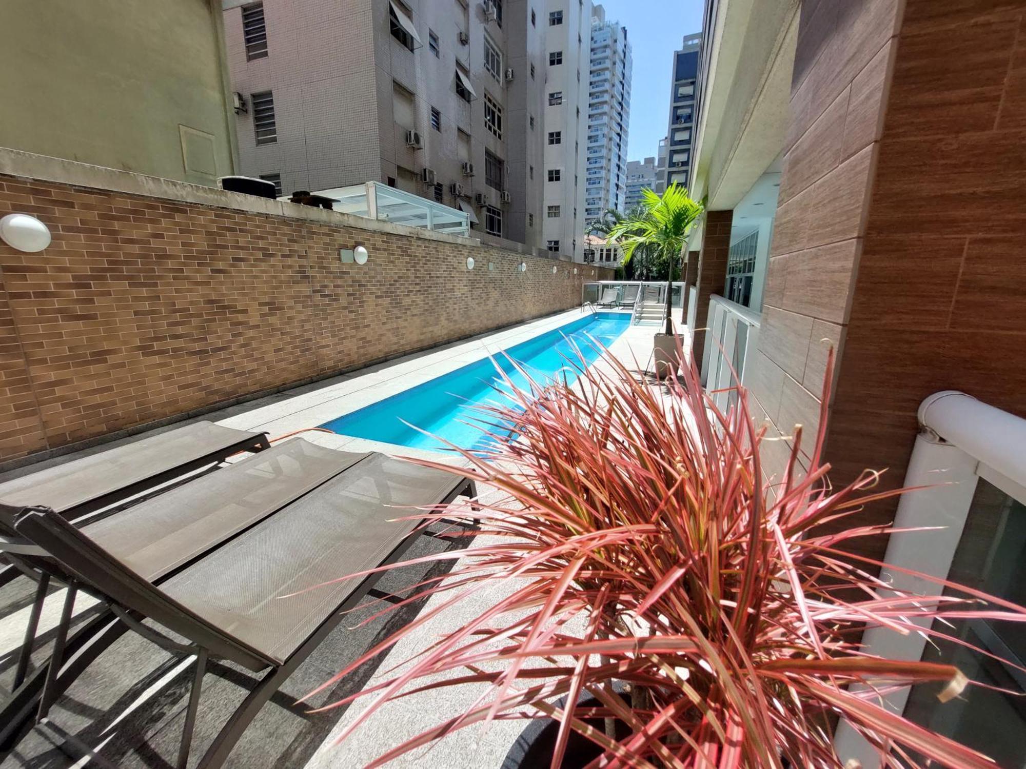Book Santos Estanconfor 905 Charmoso Ap Executivo Quadra Praia Exteriér fotografie